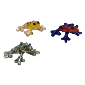BLOWN GLASS MINI FROGS