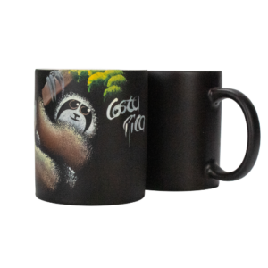 HAND - PAINTED CERAMIC MUG