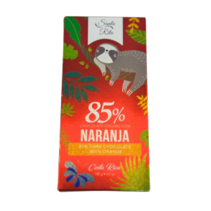 Chocolate 85% Cacao con Naranja – Santa Rita