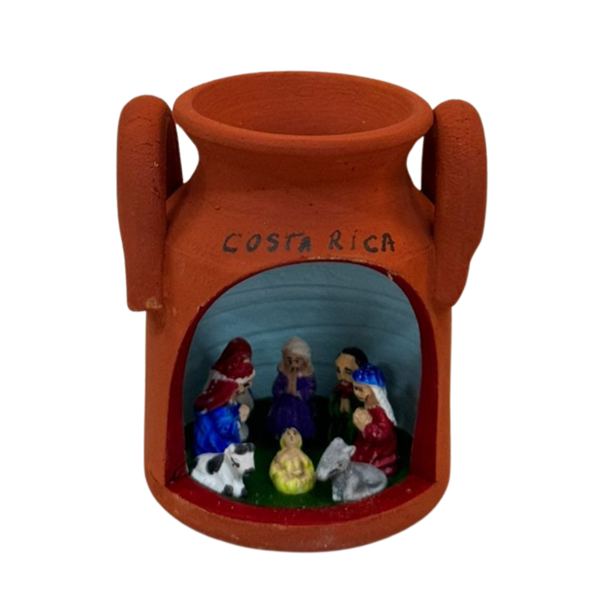 Clay Pot Nativity Diorama