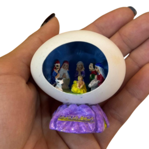 Egg-Shaped Nativity Scene