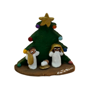 Christmas Tree Mini Nativity Scene