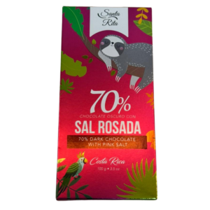 Chocolate 70% Cacao con Sal Rosada – Santa Rita