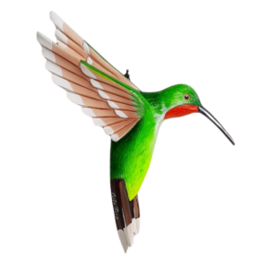 WOODEN HUMMINGBIRD DECOR