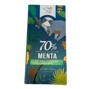 Chocolate 70% Cacao con Menta – Santa Rita