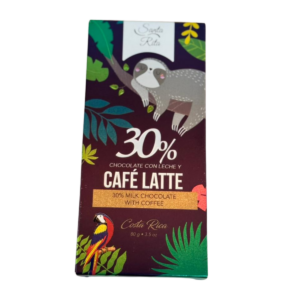 Chocolate 30% Cacao con Café Latte – Santa Rita
