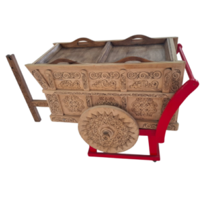 CARRETA #32 - HANDCRAFTED WOODEN DECORATIVE CART