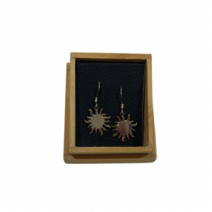 24K GOLD-PLATED SILVER EARRINGS
