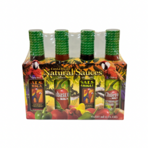 Costa Rican Natural Sauces Gift Set – 4 Pack (4 x 150 ml)