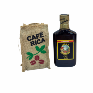 Café Rica Coffee Liqueur with Costa Rican Coffee Gift Bag