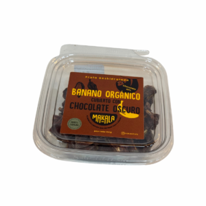 Organic Banana Covered in Dark Chocolate – 100 g