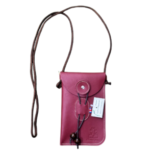 LEATHER PASSPORT BAG