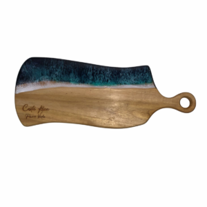 Handcrafted Ocean Resin Paddle Cutting Board