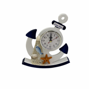 Costa Rica Nautical Anchor Table Clock