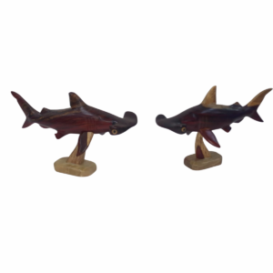Handcrafted Sailfish Wood Sculpture