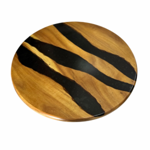 Handcrafted Guanacaste Wood Lazy Susan