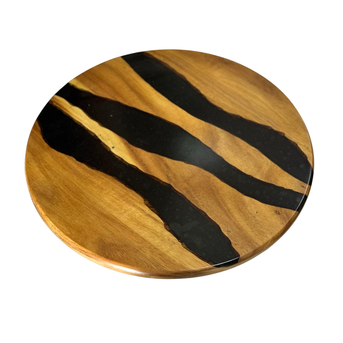 Handcrafted Guanacaste Wood Lazy Susan