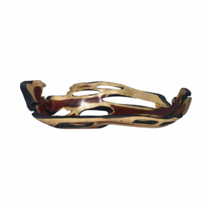 Cocobolo Open-Design Rustic Centerpiece
