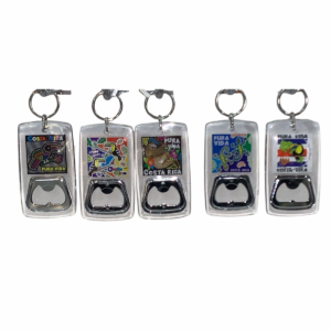 Costa Rica Acrylic Keychain Bottle Opener