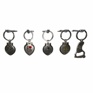 Metal Costa Rica Keychain with Bottle Opener